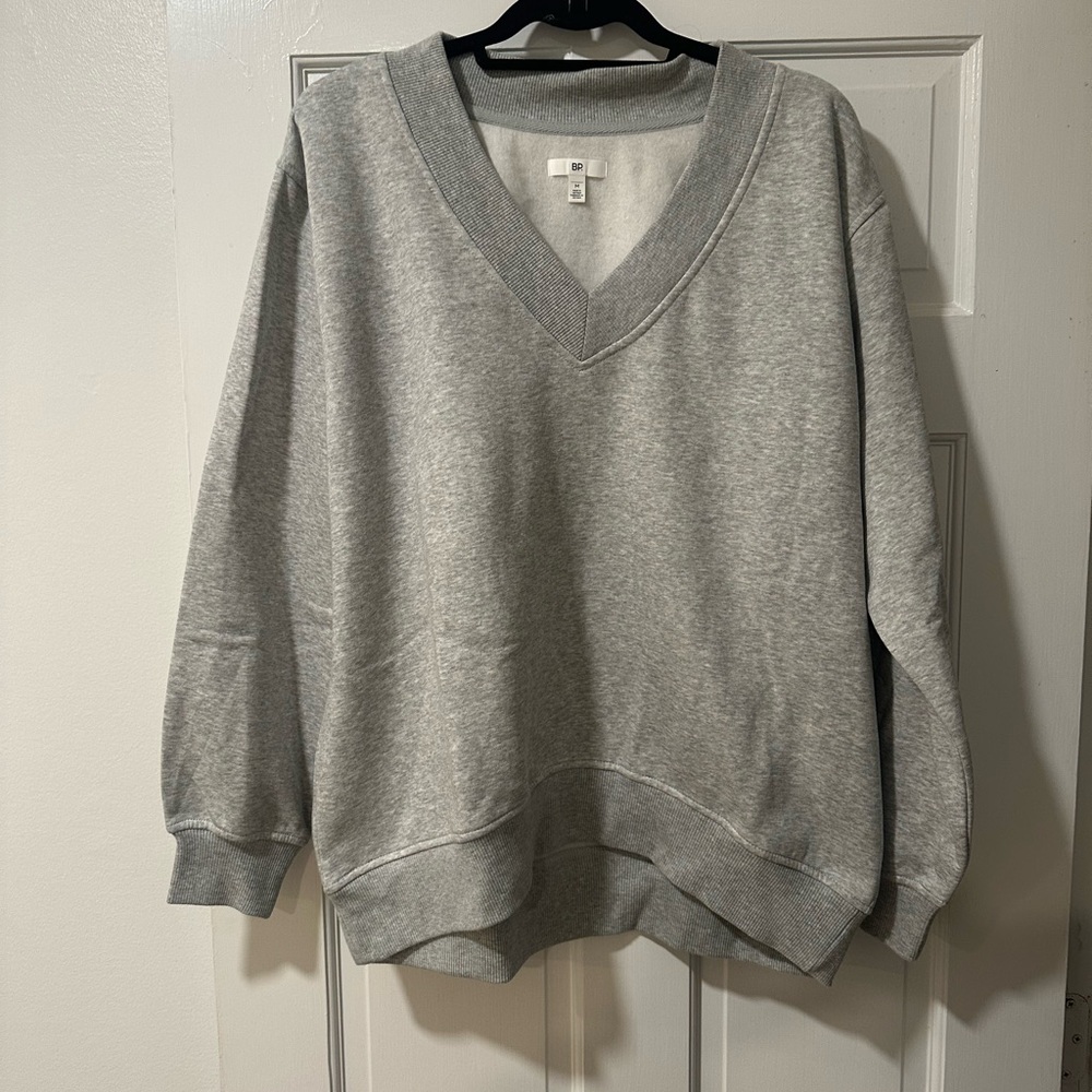 BP Gray V-Neck Sweatshirt